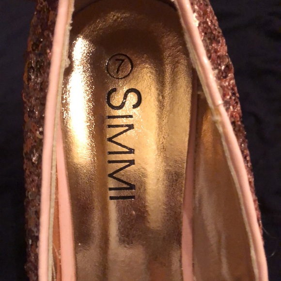 Gold sequin platforms - Picture 5 of 5